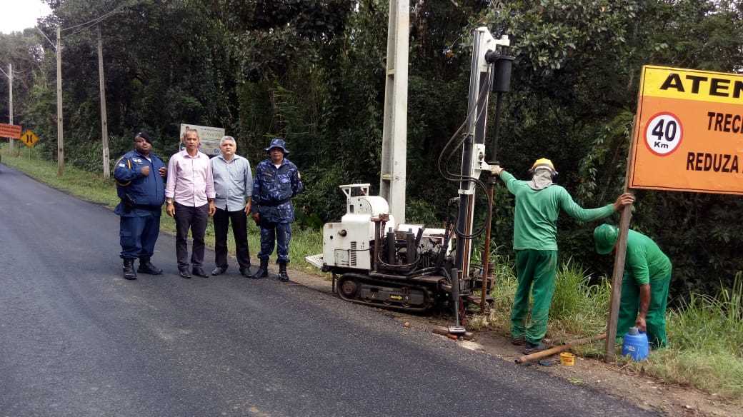 Camacã: Prefeito Paulo do Gás acompanha mais uma etapa da instalação do Portal na entrada da cidade
